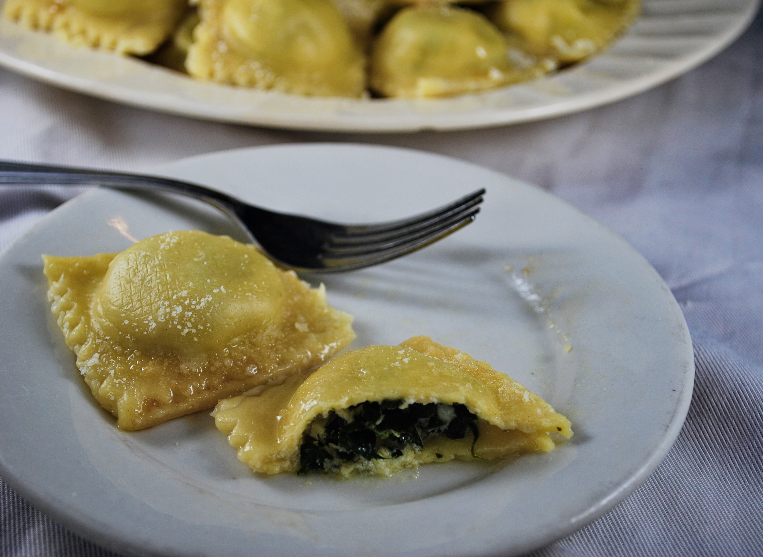 Spinach and Goat Cheese Ravioli